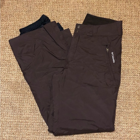 Women’s Ski Pants by Columbia, Titanium Omni-Tech in Brown, Size Small - Picture 1 of 14
